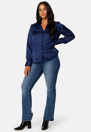Elara satin shirt