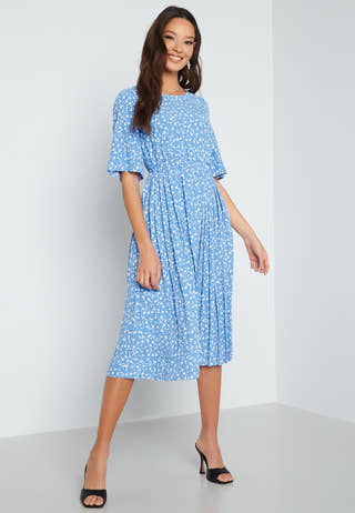 Eloise pleated dress