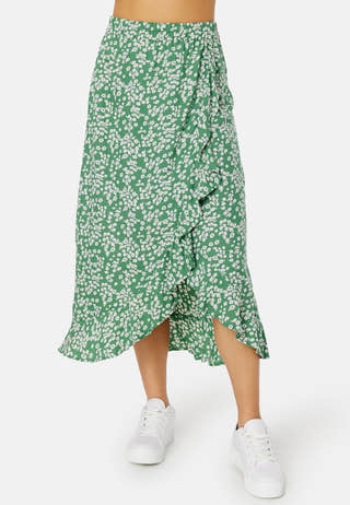 Front Wrap Viscose Skirt