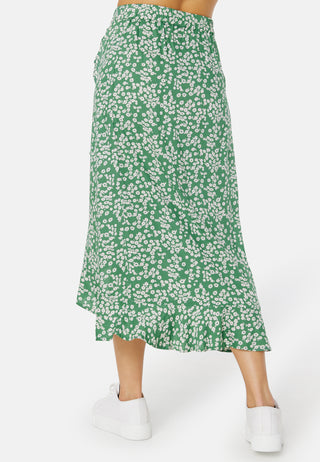 Front Wrap Viscose Skirt