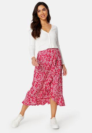 Front Wrap Viscose Skirt