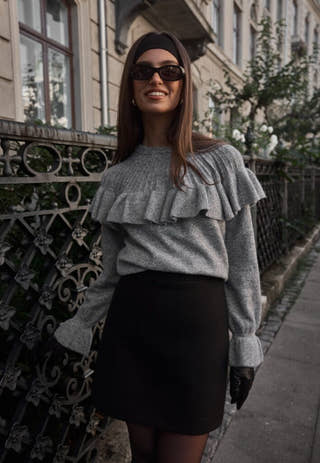 Flounce Sweater