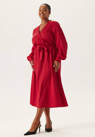 Frill Wrap Dress