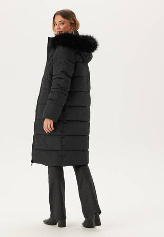 Hooded Padded Long Jacket