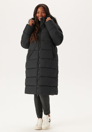 Hooded Padded Long Jacket