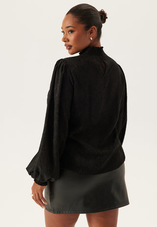 Jacquard Smock Blouse