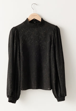 Jacquard Smock Blouse
