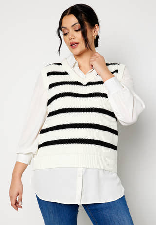 Jalessa knitted vest