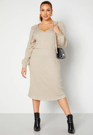 Josey rib midi dress