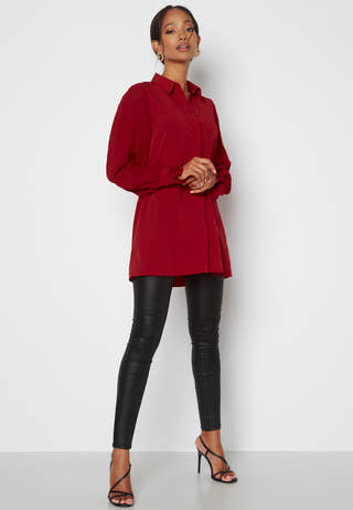 Juliana pleated sleeve tunic