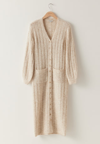 Knitted Cardigan Dress