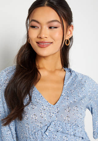Kora flounce top