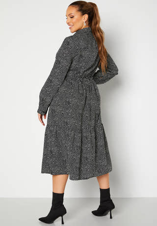 Laura puff sleeve dress