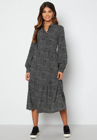 Laura puff sleeve dress