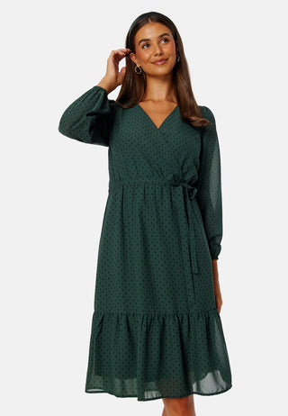 Linn midi Long Sleeve Dress