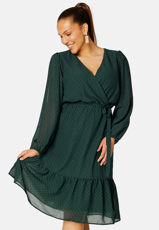 Linn midi Long Sleeve Dress