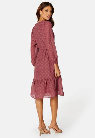 Linn midi Long Sleeve Dress