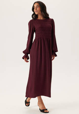 Long Sleeve Smock Dress