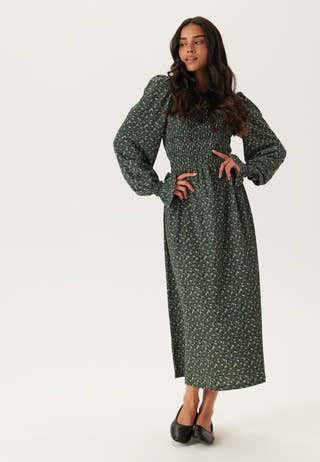 Long Sleeve Smock Dress