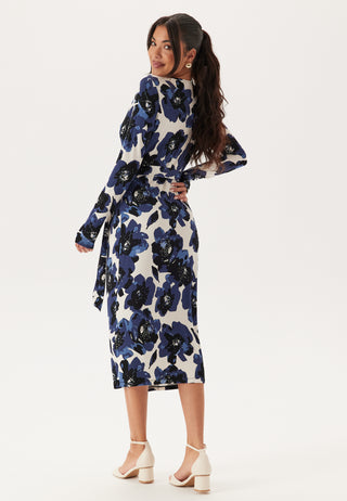 Long Sleeve Wrap Dress