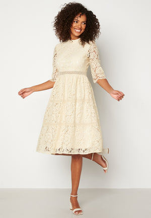 High Neck Lace Dress