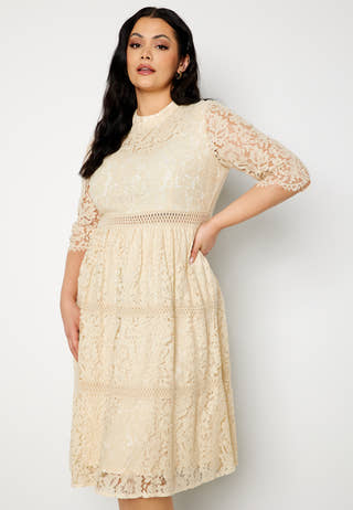 High Neck Lace Dress
