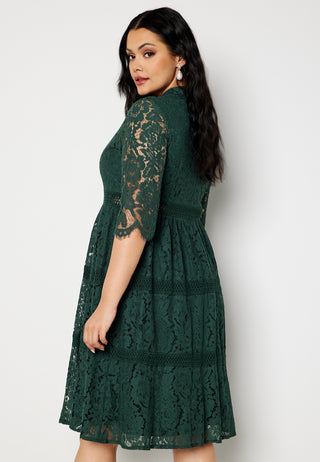 High Neck Lace Dress