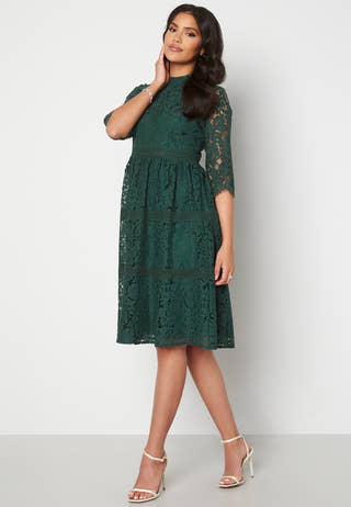 High Neck Lace Dress