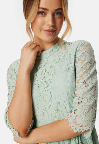 High Neck Lace Dress