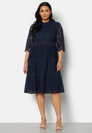 High Neck Lace Dress