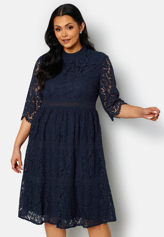 High Neck Lace Dress