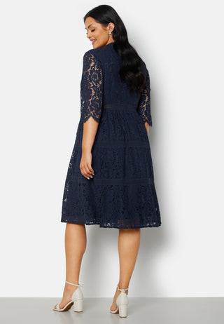 High Neck Lace Dress