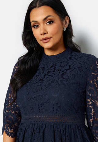 High Neck Lace Dress