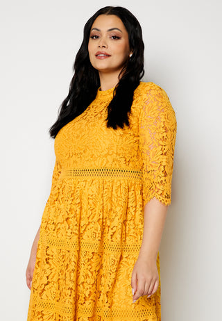 High Neck Lace Dress