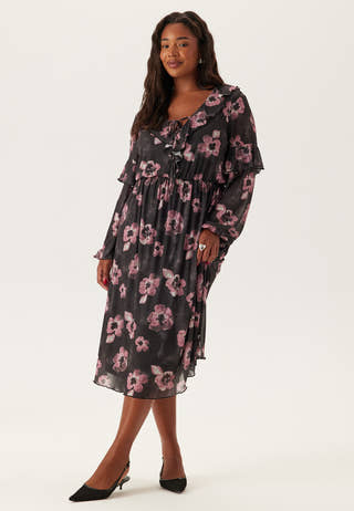 Mesh Frill Dress