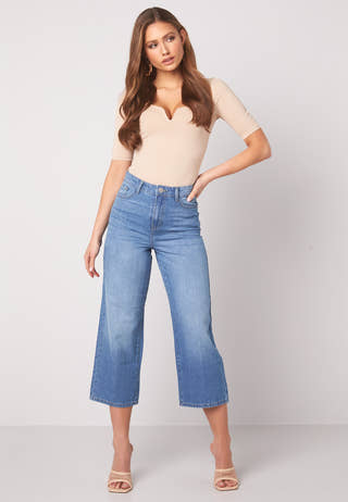 Pamela wide leg culotte jeans