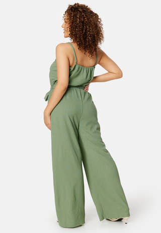 Wide Leg Strap Jumpsuit