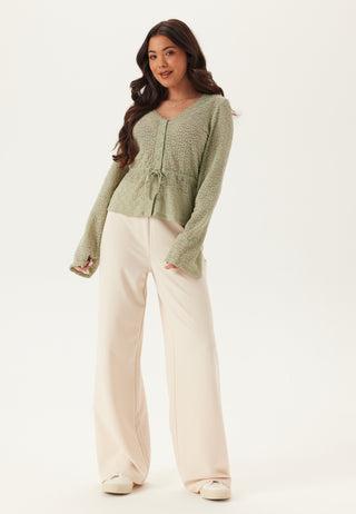 Peplum Lace Cardigan
