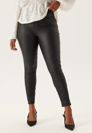 Push-up Coated Slim Trousers