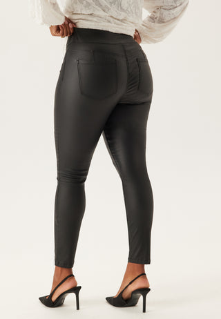 Push-up Coated Slim Trousers