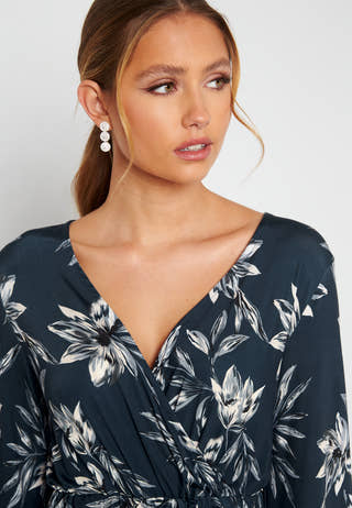 Renata wrap dress