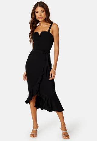 Frill Wrap Skirt