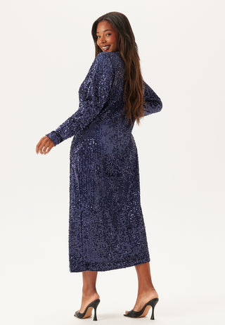 Sequin Long Midi Dress