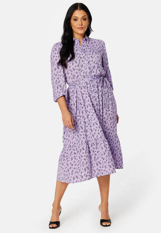 Serene puff sleeve dress