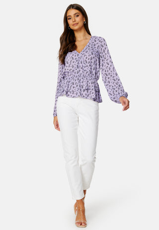 Serene wrap blouse