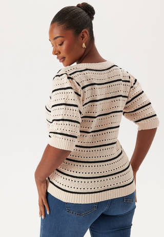 Short Sleeve Knit Sweater