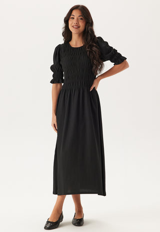 Short Sleeve Smock Dress