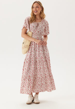 Smock Maxi Viscose Dress