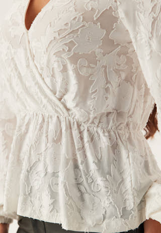 Structure Floral Top