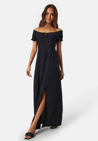 Structure Maxi Slit Dress